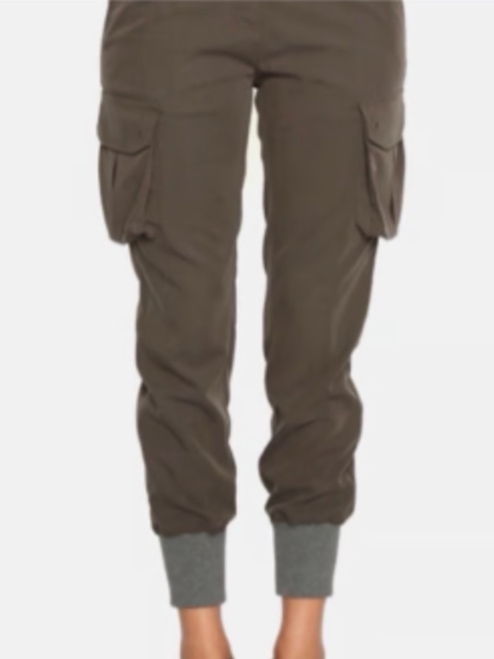 James Jeans Olive Green Cargo Jogger Pants